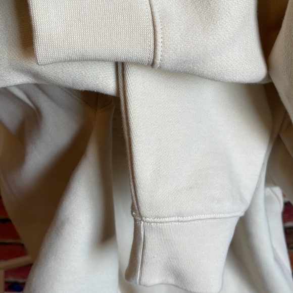 Essentials Creme Cowl Neck Pullover Sweater - Picture 5 of 6